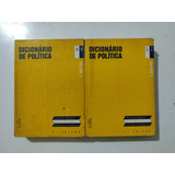 Dicionário De Política Norberto Bobio E Outros Dois Volumes