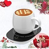 Dicross Aquecedor De Caneca De Café Para Mesa Com Desligamento Automático Aquecedor De Xícara De Café Para Mesa Escritório Casa Presentes De Café