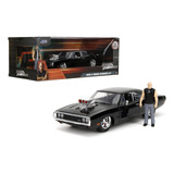 Diecast Car Jada 1 24 1970 Dodge Charger Com Dom Toretto Fig