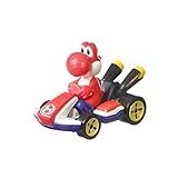 DieCast Hotwheels Mario Kart Red Yoshi