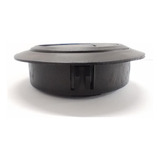 Difusor Ar Condicionado Universal 60mm Redondo Preto