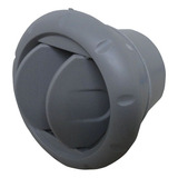 Difusor Ar Condicionado Universal Redondo Cinza