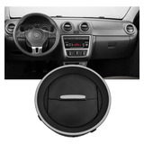 Difusor De Ar Gol G4 G5 G6 Voyage Saveiro Aro Botao Prata