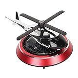 Difusor De Ar Para Carro Difusor De Aroma De Helicóptero Giratório Com Energia Solar Difusor De Aromaterapia Para Carro Em Liga De Alumínio Difusor De óleo Essencial Para