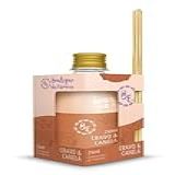Difusor De Cravo E Canela 250ml Aromatizador De Ambiente Com 5 Varetas