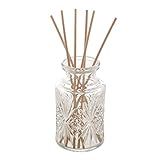 Difusor De Vidro Com Palitos Dublin 6 5cm X 11cm Lyor