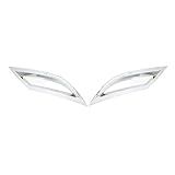 Difusor Do Para Choque Traseiro Spoiler De Galvanoplastia Faixa De Escapamento Guarnição Adequada Para MK6 TGi TDI 2017 A 2021 Atualização Esportiva E Elegante Do