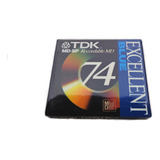 Digital Audio Minidisc Sp 74 Tdk Excel Red Lacrado No Estado