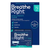 Dilatador Nasal Breathe Right 72 Tiras Anti Ronco Usa
