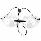 Dimeho 2 Peças De Protetor Ocular Adesivos De Plástico Com 9 Furos Com Corda Elástica Respirável Cobertura Ocular Para Tapa Olhos Confortável Para Adultos