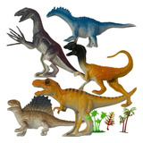 Dinossauro Kit 8 Unidades Brinque Dino Grande Pronta Entrega