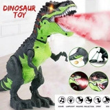 Dinossauro T rex Solta Fumaça Bota Ovo Anda Emite Som E Luz