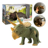 Dinossauro Triceratops Brinquedo Grande 36 Cm