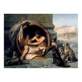 Diógenes Jean léon Gérôme Tela Canvas