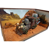 Diorama Com Temática Mad Max - Escala Aproximada 1:41.