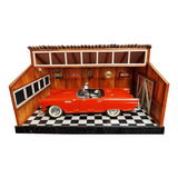 Diorama De Garagem Para Miniatura Escala 1 18