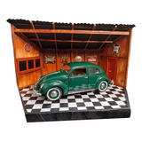 Diorama Garagem Expositor Para Miniaturas Escala 1 18