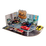 Diorama Padrão Carrinho Hot Wheels Escala 1 64 20x30cm