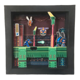 Diorama Quadro 3d Megaman X