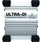 Direct Box Ativo Behringer Ultra Di 100 Uso Profissional