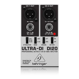 Direct Box Ativo Behringer Ultra di Di20 De 2 Canais