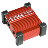 Direct Box Guitarra Ativo Behringer Ultra G Gi100 Vermelho