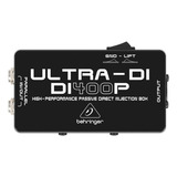 Direct Box Passivo Behringer Ultra di Di400p Guitarra Baixo