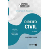 Direito Civil Direito Das Coisas 21 Edição 2024 Direito Das Coisas De Gonçalves Carlos Roberto Sinopses Jurídicas Vol 1 Editorial Saraiva Capa Mole 23 Edição Em Português