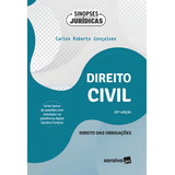 Direito Civil Direito Das Obrigações Parte Geral 20 Edição 2024 De Carlos Roberto Gonçalves Editorial Saraiva Jur Tapa Mole Edición 20 En Português 2024