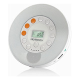  Discman Recarregável Cd Player Com Alto falante Usb Par