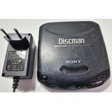 Discman Sony D 141 Era 1990 Funciona C Fonte Brinde