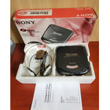 Discman Sony D 141 Impecável Caixa E Papel Original