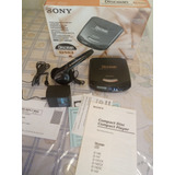 Discman Sony D 143 Completo Na Caixa