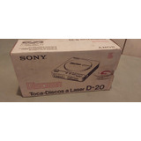 Discman Sony D 20 Na Caixa