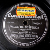 Disco 78rpm Francisco Alves Dalva De Oliveira Jalousie