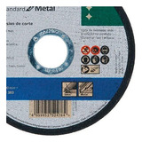 Disco Corte 180mm Inox Metal Kit 10 Peças Bosch