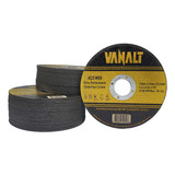Disco Corte 4 1 2 Pol Aço Inox Vanalt Kit 100 Peças