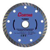 Disco Corte Diamantado Cortag Turbo 110mm Furo 22mm