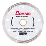 Disco Corte Diamantado Porcelanato Turbo 110mm