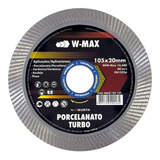Disco Corte Porcelanato Turbo Fino 105x22