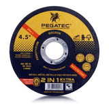Disco De Corte Para Aço Inox Pegatec 4 1 2 X 1 00 Mm 5 Un
