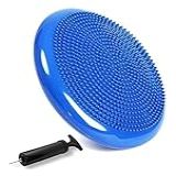 Disco De Equilíbrio Inflável Balance Almofada Cushion Pilates Yoga Fisioterapia Fitness 33cm C Bomba -cores Variadas-