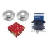 Disco De Freio E Pastilha Original Bosch Peugeot 206 207 1.4