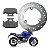 Disco De Freio Traseiro Yamaha Fz 15 Fazer Pastilhas Freio