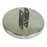 Disco De Inox Para Modelar Hamburguer Manual Hamburgueira Cor Inox 11cm