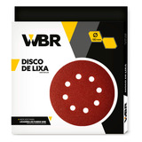 Disco De Lixa 180 Mm Para Lixadeira De Parede C 10 Un Wbr