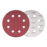 Disco De Lixa 180mm Grão 240 Para Lixadeira Lpv750 10 Pçs
