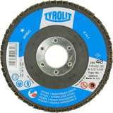 Disco De Lixa Flap 115mm 4 1 2 Pol Gr40 Tyrolit 10 Peças