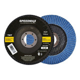 Disco De Lixa Flap 4 1 2 Grão 60 P Lixadeira Kit C 10 Pçs