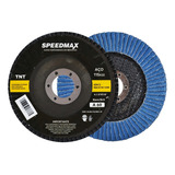 Disco De Lixa Flap 4 1 2 Grão 60 P Lixadeira Kit C 10 Pçs